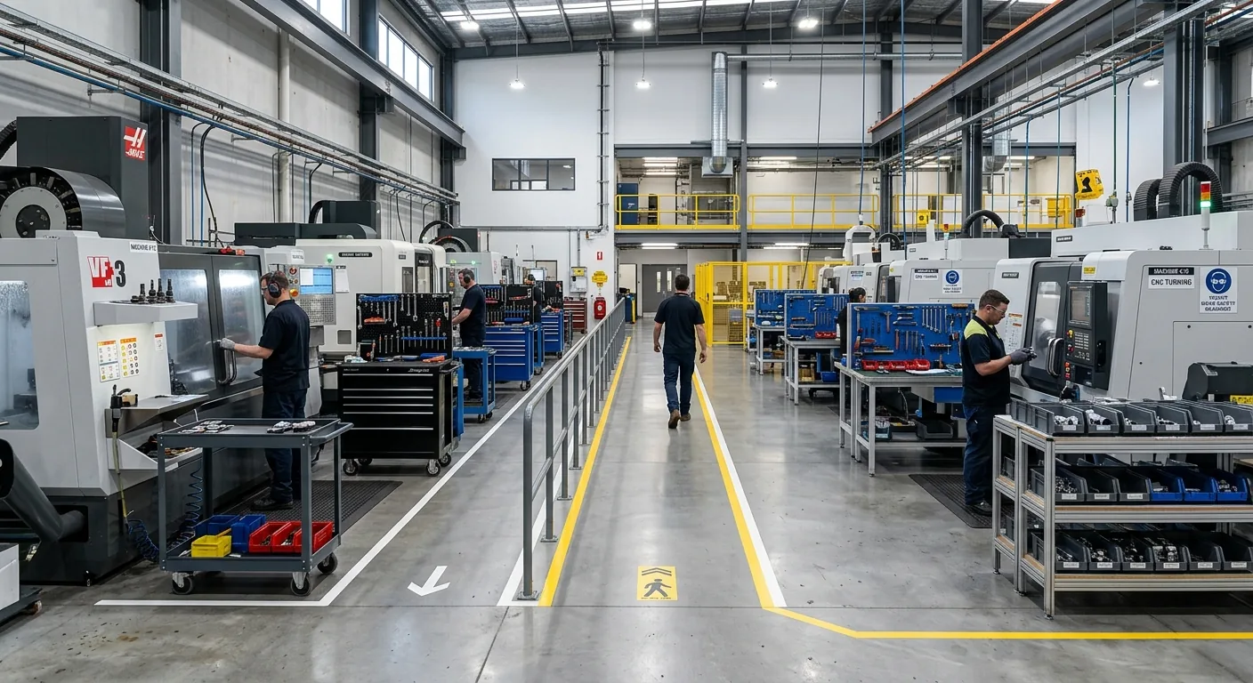 Image: workshop floor walkthrough